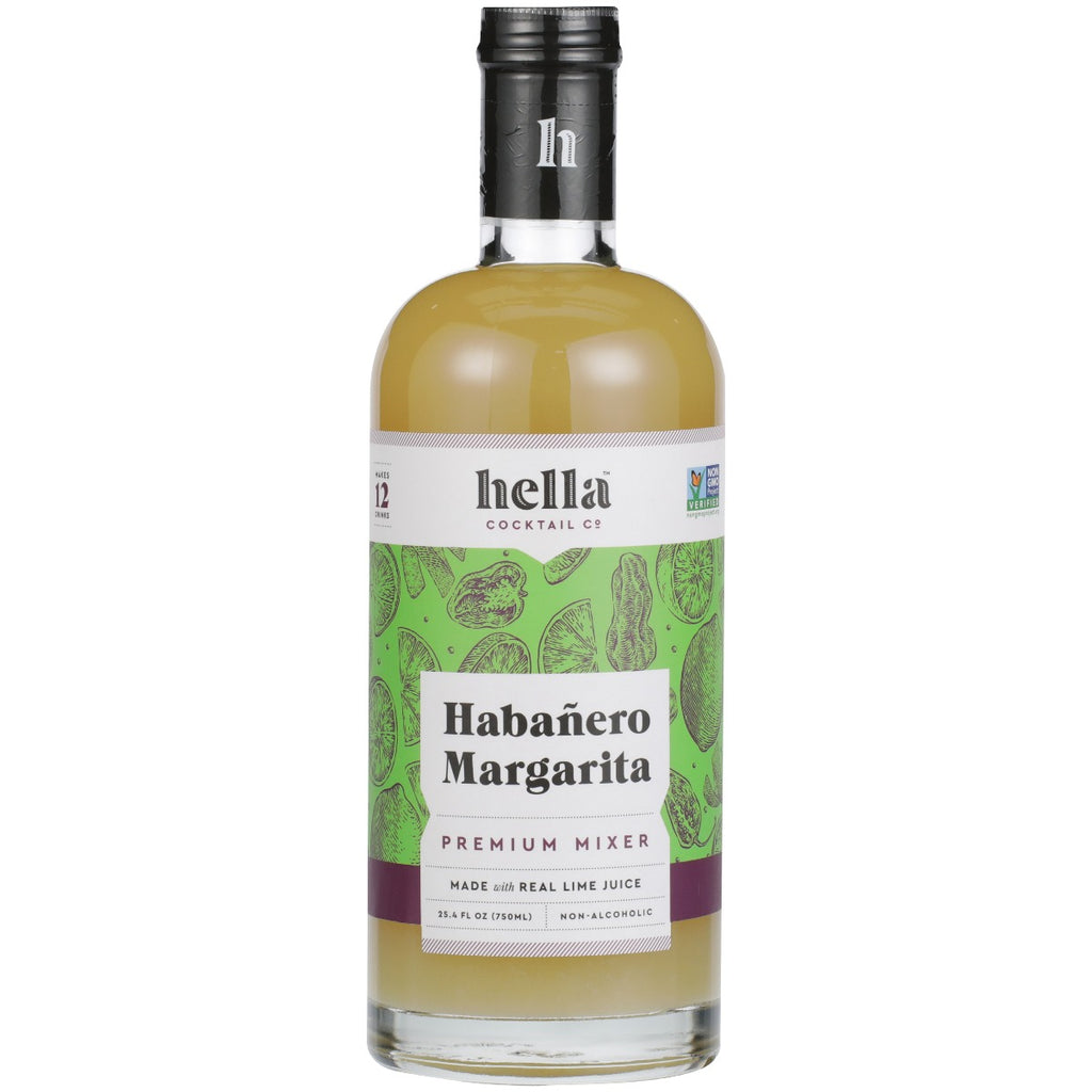 HELLA COCKTAIL: Habanero Margarita Mixer, 25.4 fo