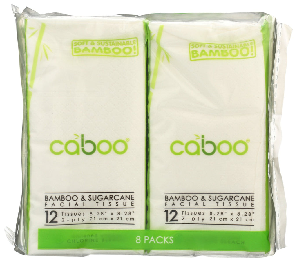 CABOO: Tissue Facial Pocket Pack, 8 pk