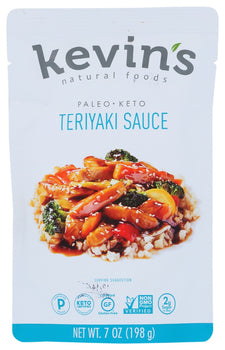 KEVINS NATURAL FOODS: Sauce Teriyaki, 7 oz