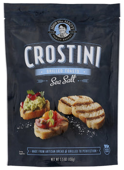 JOHN WM MACYS: Sea Salt Crostini, 5.5 oz