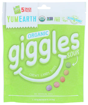 YUMEARTH: Candy Sour Giggles, 2.5 oz