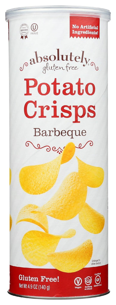 ABSOLUTELY GLUTEN FREE: Barbecue Potato Crisps, 4.9 oz
