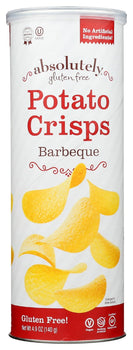 ABSOLUTELY GLUTEN FREE: Barbecue Potato Crisps, 4.9 oz