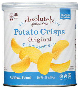 ABSOLUTELY GLUTEN FREE: Original Potato Crisps, 1.41 oz