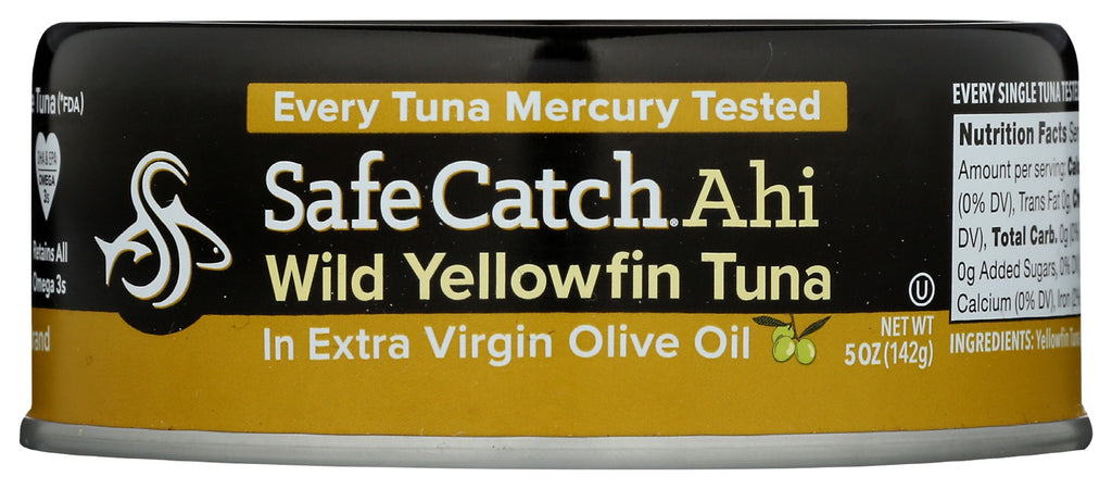 SAFECATCH: Wild Yellowfin Tuna in Extra Virgin Olive Oil, 5 oz