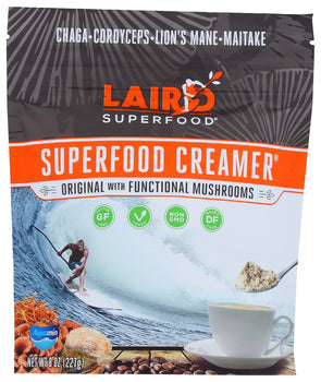 LAIRD SUPERFOOD: Original With Functional Mushrooms Superfood Creamer, 8 oz