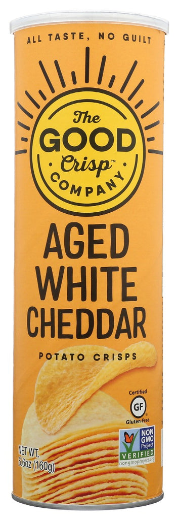 THE GOOD CRISP COMPANY: Crisps Aged White Cheddar, 5.6 oz