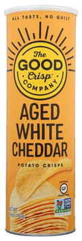THE GOOD CRISP COMPANY: Crisps Aged White Cheddar, 5.6 oz