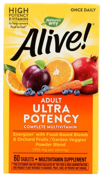 NATURES WAY: Alive Once Daily Ultra, 60 tb