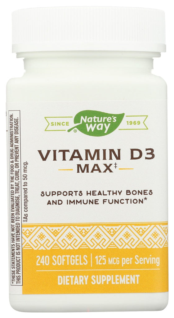 NATURES WAY: Vitamin D 5000Iu, 240 sg