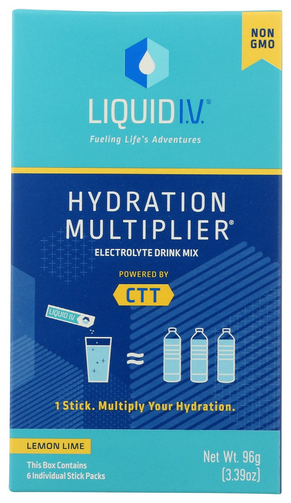 LIQUID IV: Hydration Lemon Lime 6Ct, 3.39 oz