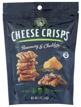 JOHN WM MACYS: Rosemary And Cheddar Cheese Crisps, 4 oz