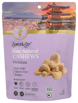 AZNUT: Raw Natural Cashews, 6 oz