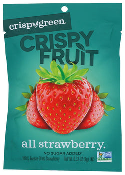 CRISPY GREEN: Crispy Fruit All Strawberry, 0.32 oz