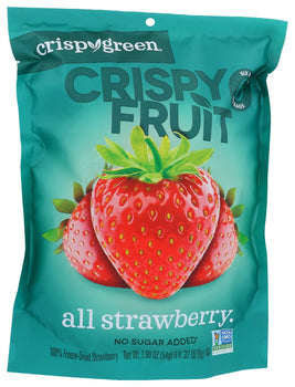 CRISPY GREEN: Crispy Fruit All Strawberry, 1.9 oz