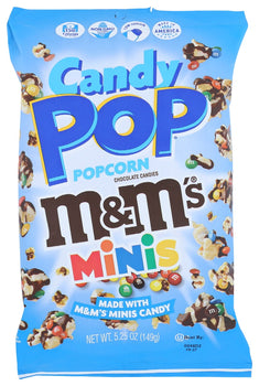 CANDY POP POPCORN: M&Ms Minis Candy Pop Popcorn, 5.25 oz