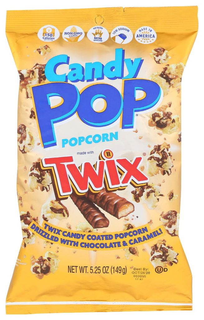 CANDY POP POPCORN: Twix Candy Pop Popcorn, 5.25 oz