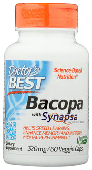 DOCTORS BEST: Bacopa 320Mg, 60 vc