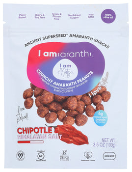 I AMARANTH: Chipotle Plus Himalayan Salt Peanuts, 3.5 oz