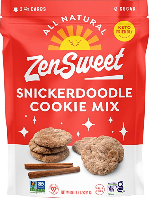 ZENSWEET: Snickerdoodle Cookie Mix, 9.3 oz