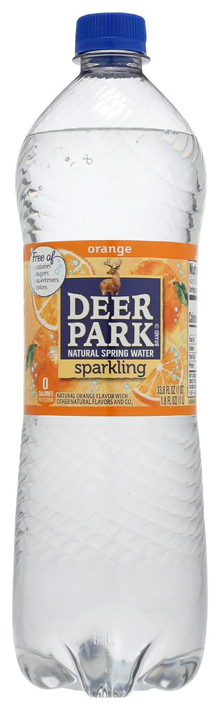 DEER PARK: Orange Sparkling Water, 33.8 fo