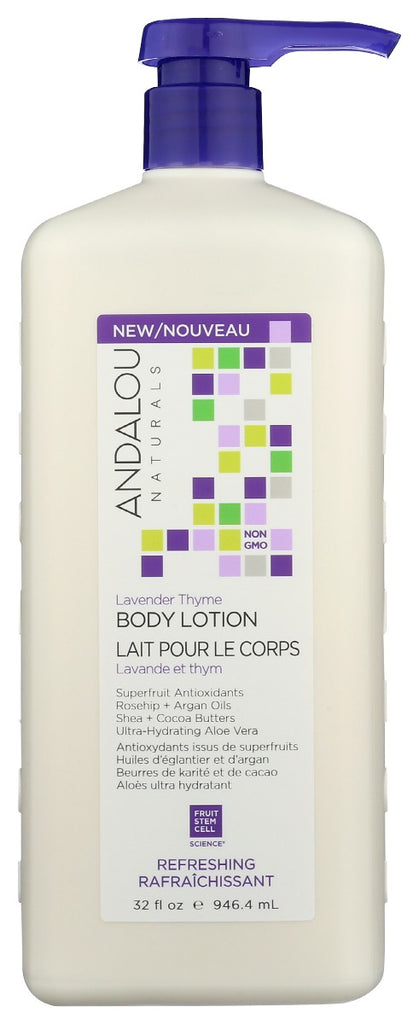 ANDALOU NATURALS: Lavender Thyme Body Lotion, 32 fo