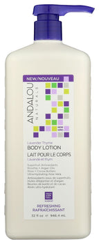 ANDALOU NATURALS: Lavender Thyme Body Lotion, 32 fo