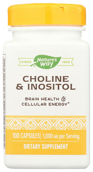 NATURES WAY: Choline & Inositol, 100 cp