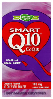 NATURES WAY: Smart Q10 Coq10 10Mg Choc, 30 tb