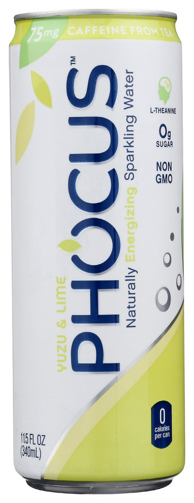 CLEAR CUT PHOCUS: Yuzu & Lime Sparkling Water, 11.5 fo