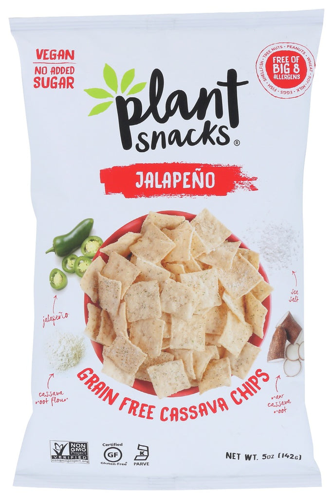 PLANT SNACKS BRAND: Chip Cassava Root Jalapno, 5 oz