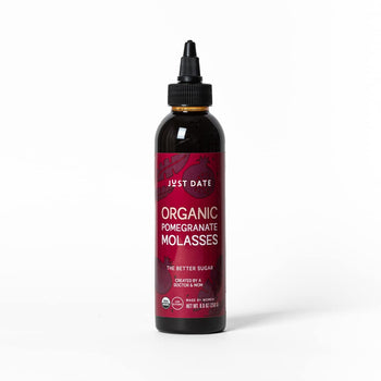 JUST DATE SYRUP: Organic Pomegranate Molasses, 8.8 oz