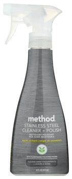 METHOD HOME CARE: Cleaner Stnlessteel N Pol, 14 oz