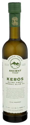 ANCIENT FOODS: Keros USDA Organic Extra Virgin Olive Oil, 500 ml