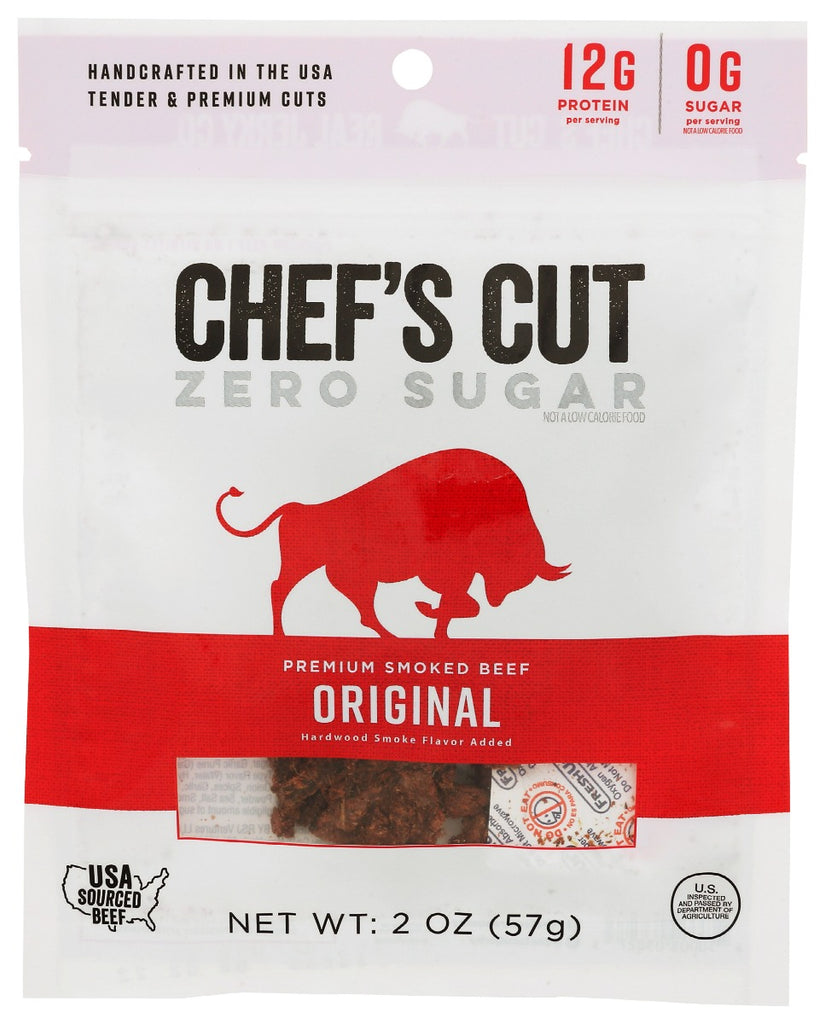 CHEFS CUT: Jerky Original Zero Sugar, 2 oz