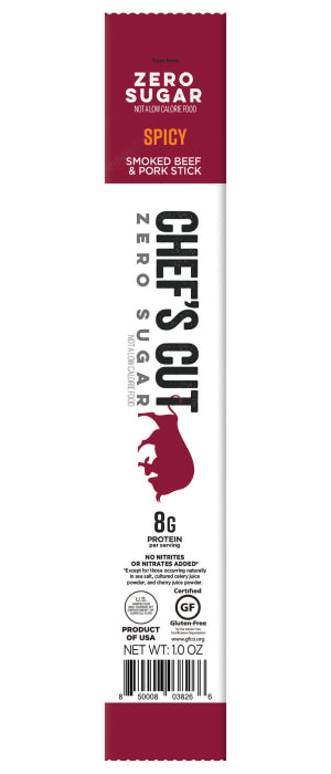 CHEFS CUT: Jerky Spicy Zero Sugar, 1 oz