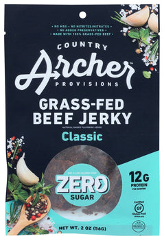 COUNTRY ARCHER: Jerky Beef Classic Ns, 2 oz