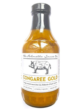 PALMETTO SAUCE COMPANY: Congaree Gold Mustard Barbecue Sauce, 16 fo