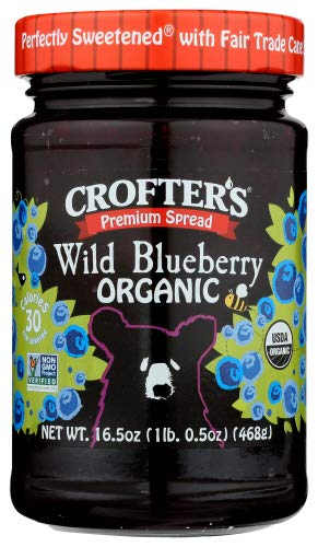 CROFTERS: Organic Wild Blueberry Premium Spread, 16.5 oz