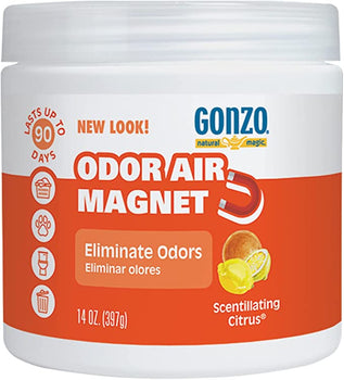 GONZO: Scentillating Citrus Odor Air Magnet Gel, 14 oz