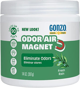 GONZO: Fresh Rain Odor Air Magnet Gel, 14 oz