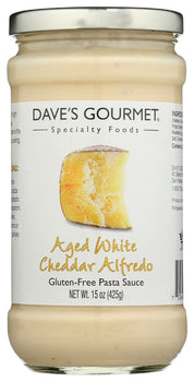 DAVES GOURMET: Sauce Psta Agd Wh Chdr Al, 15 oz