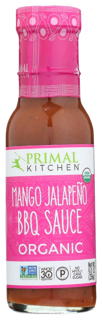 PRIMAL KITCHEN: Organic Mango Jalapeno Bbq Sauce, 9 oz