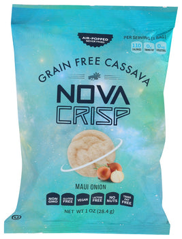 NOVACRISP: Grain Free Cassava Maui Onion Chips, 1 oz