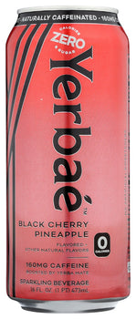 YERBAE: Black Cherry Pineapple Sparkling Water, 16 fo