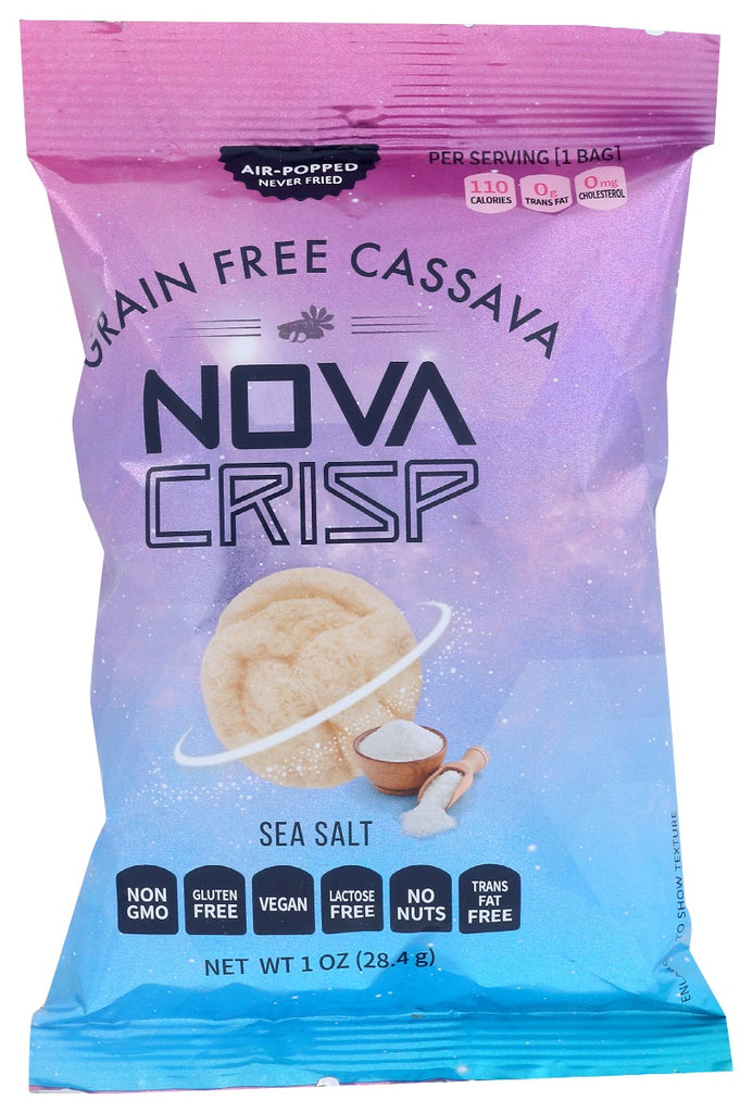 NOVACRISP: Grain Free Cassava Sea Salt Chips, 1 oz