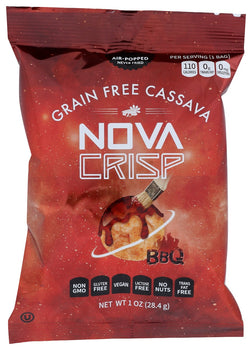 NOVACRISP: Grain Free Cassava Bbq Chips, 1 oz