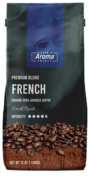 CAFE AROMA SELECT: French Premium Blend Coffee, 12 oz