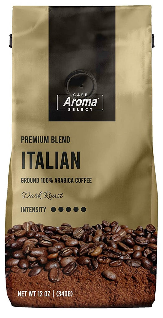 CAFE AROMA SELECT: Italian Premium Blend Coffee, 12 oz