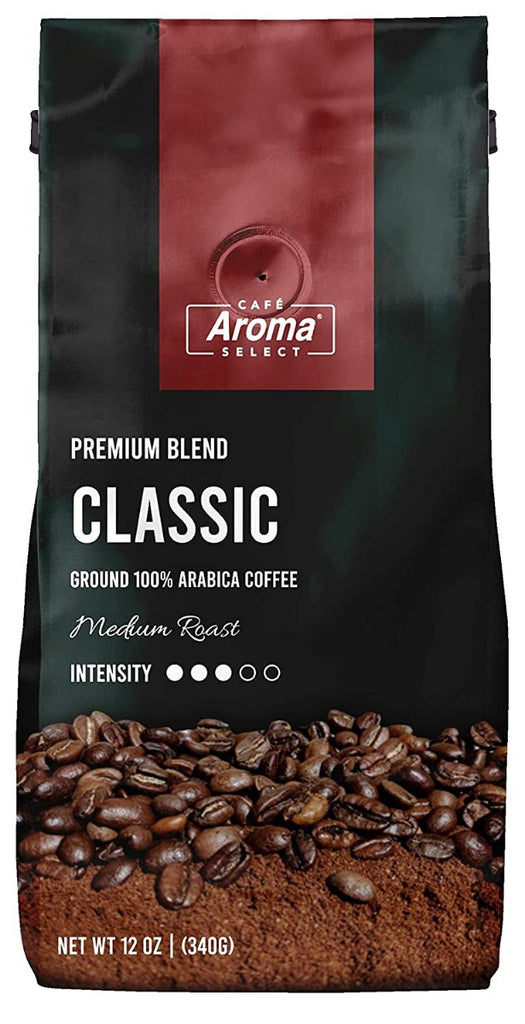 CAFE AROMA SELECT: Classic Premium Blend Coffee, 12 oz